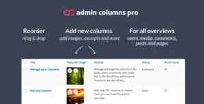 Admin Columns Pro v6.4.2 + Addons