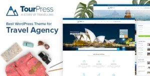 TourPress v1.2.2 – Travel Booking WordPress Theme